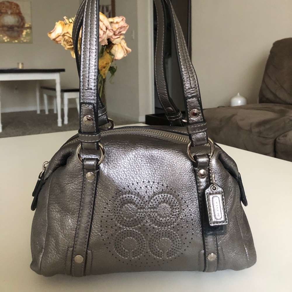 Gray Coach Purse